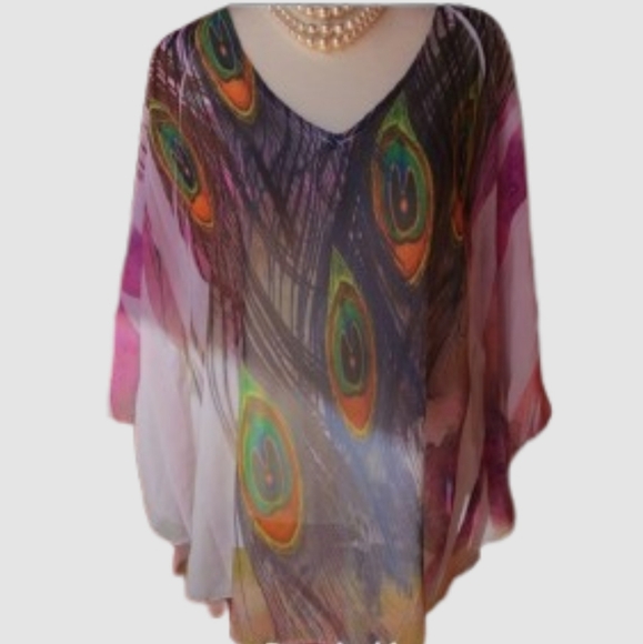 Shear Top Peacock Feather Design - Picture 4 of 7